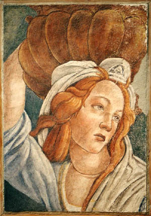 fine art fresco painting copy botticelli